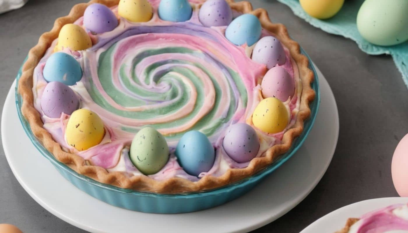 Easter Swirl Pie A Colorful Tradition Reimagined