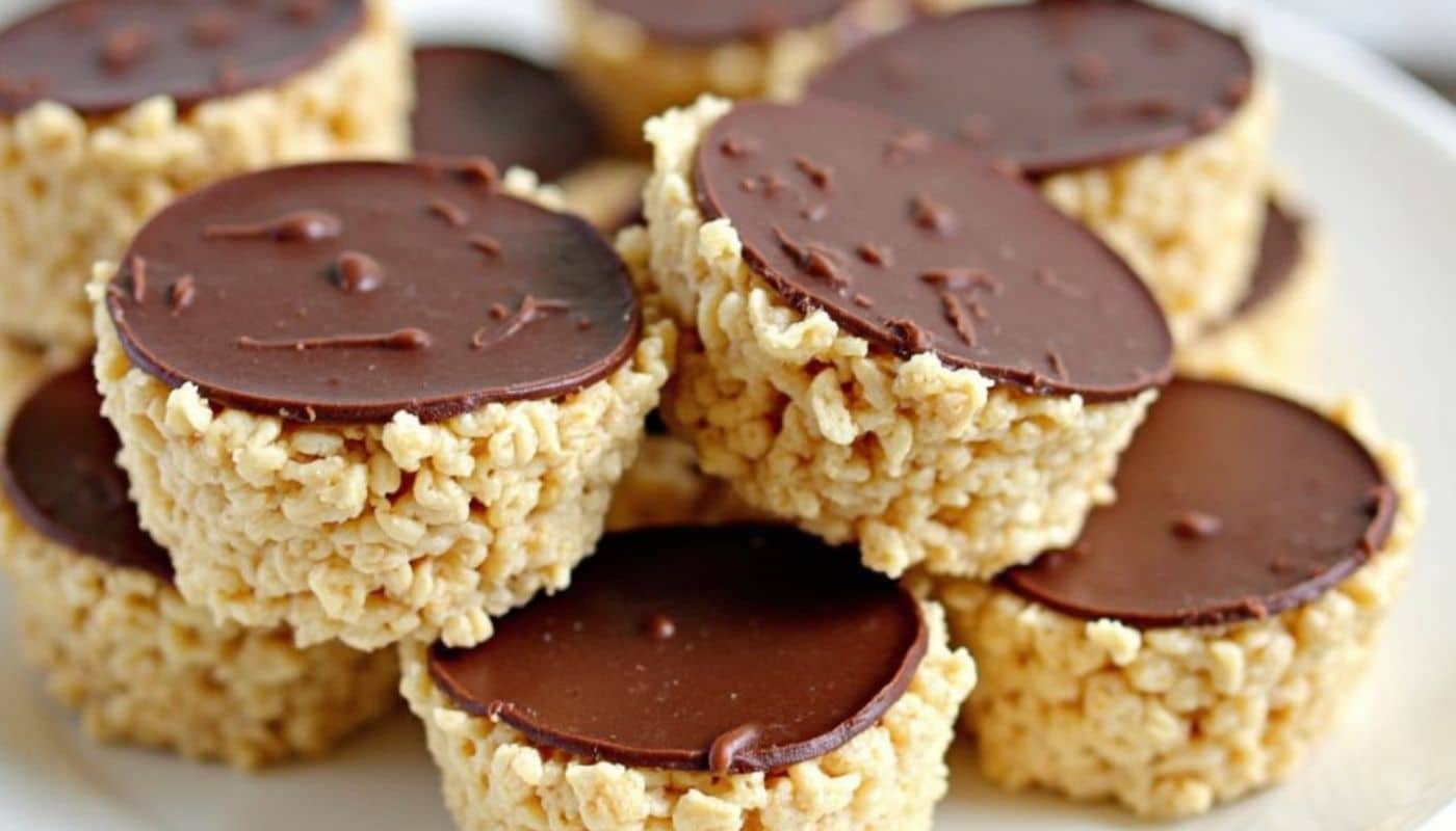 Irresistible Chocolate Peanut Butter Rice Krispie Cups A Sweet Delight for All Ages