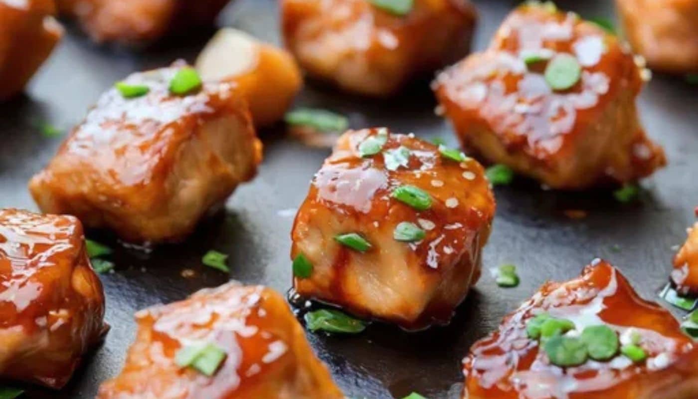 Sweet & Smoky Honey Garlic Chicken Bites A Culinary Delight