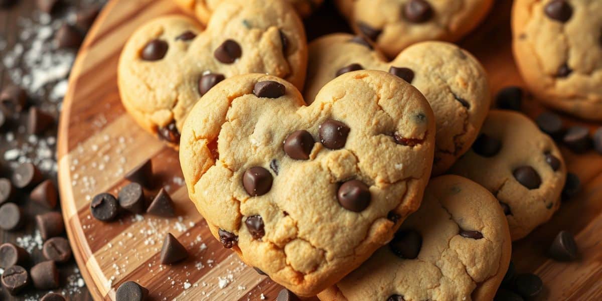 Baking Love The Craft and Science of Heart-Shaped Chocolate Chip Cookies That Actually Taste Like Something