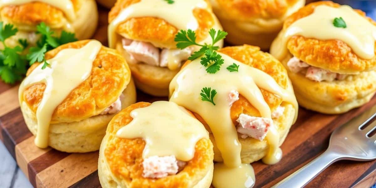 Blackened Salmon with Creamy Dijon Sauce A Crab Stuffed Cheddar Bay Biscuits with Lemon Butter Sauce The Ultimate Seafood Twist on a Classic Favorite-First Technique That’s More Than Just a Trend