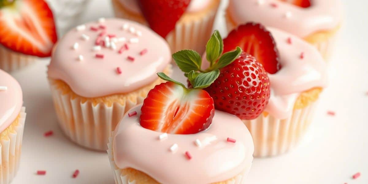 Glazed Mini Strawberry Cupcakes An Expert’s Deep Dive into the Perfect Petite Treat