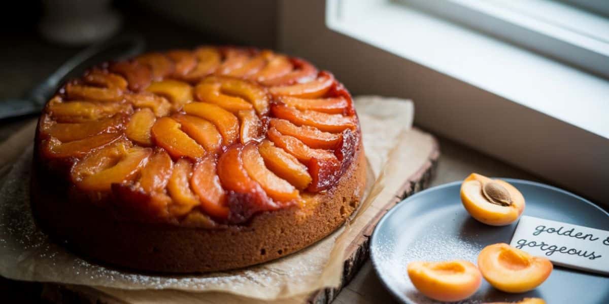 Golden & Gorgeous The Secret Science of Apricot Upside-Down Cake That'll Mess with Your Tastebuds