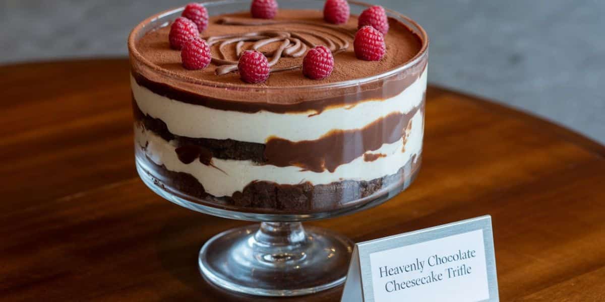 Heavenly Chocolate Cheesecake Trifle A Decadent Symphony for Dessert Professionals