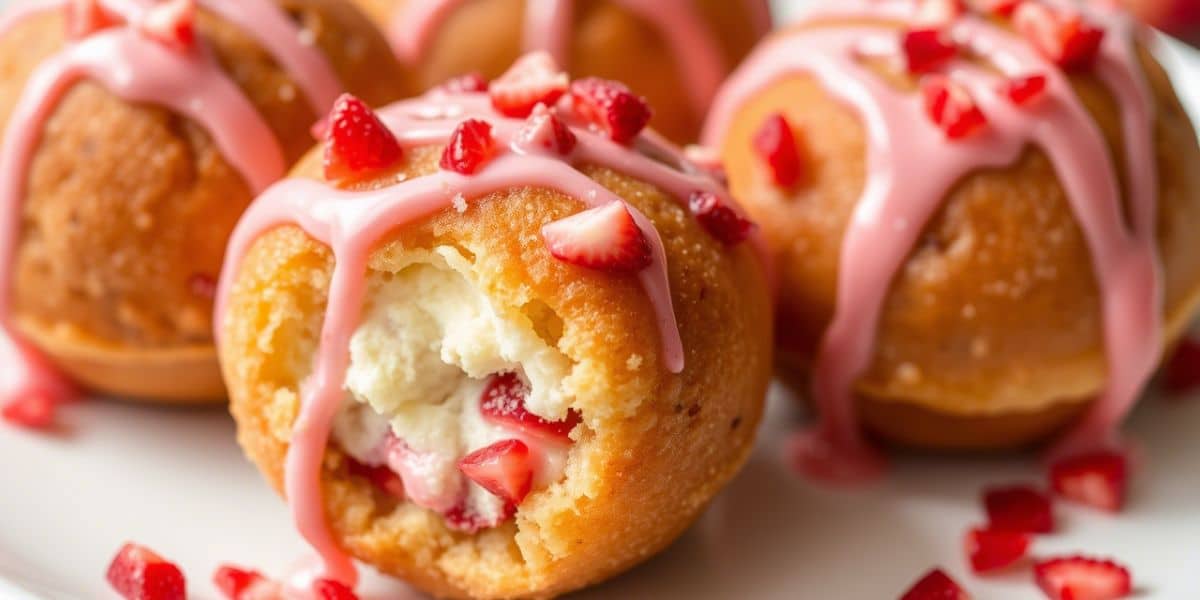 Strawberry Cheesecake Stuffed Donut Holes The Ultimate Guide for Culinary Experts
