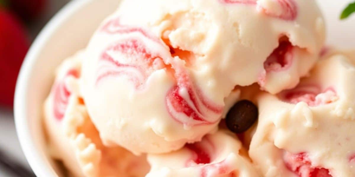 Strawberry Vanilla Bean Ice Cream A Sweet Scoop of Bliss
