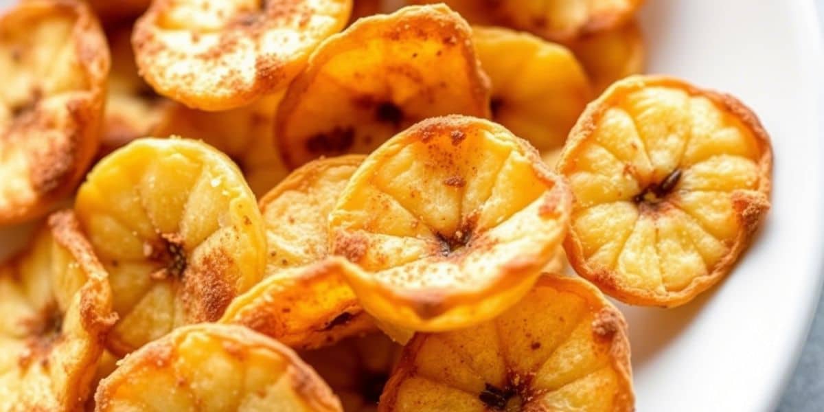 Sweet Cinnamon Air Fryer Banana Chips A Crispy Delight Reimagined