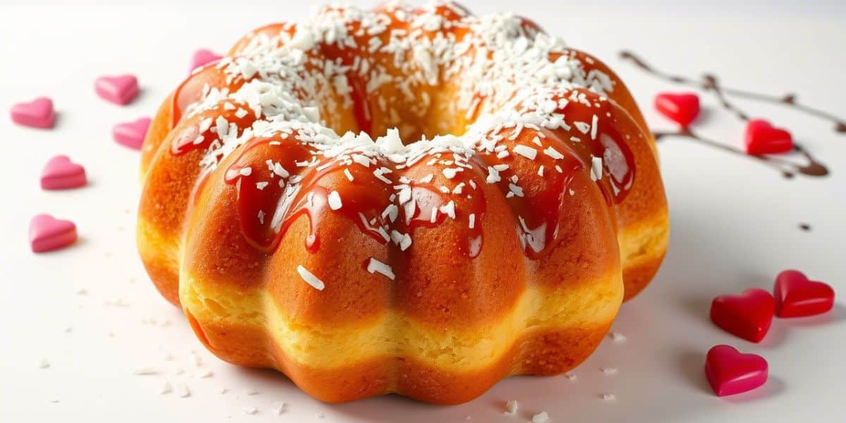 Valentine’s Day Donut Coconut Bundt Cake A Retro-Twist Dessert That’s Stealing the Show
