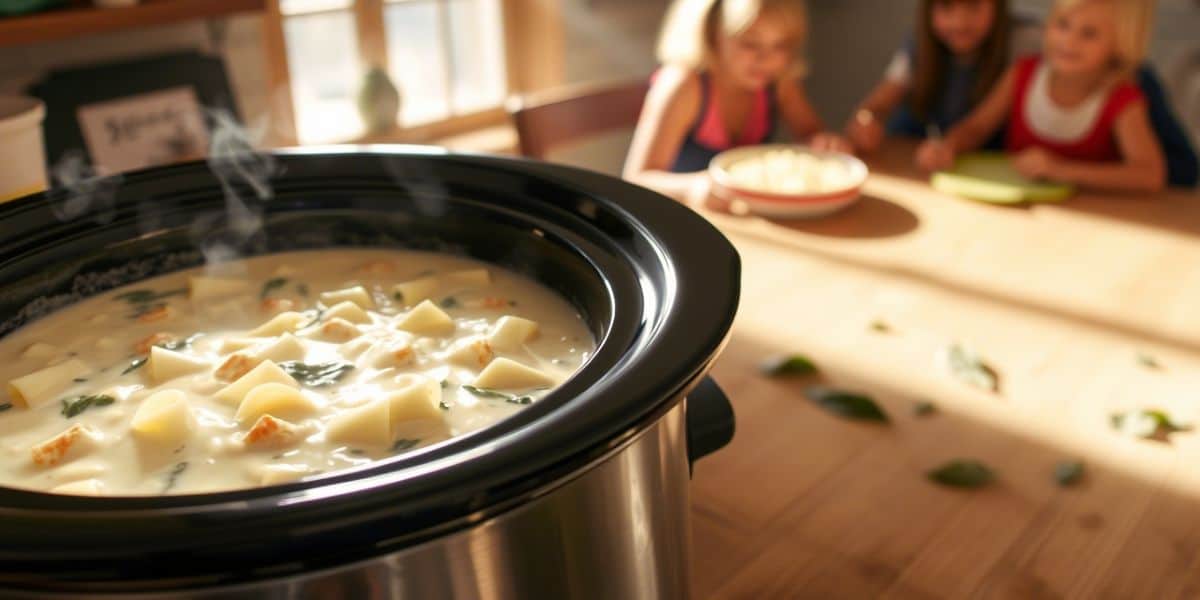Crock Pot White Lasagna Soup – Comforting, Creamy, and Full of Flavor!
