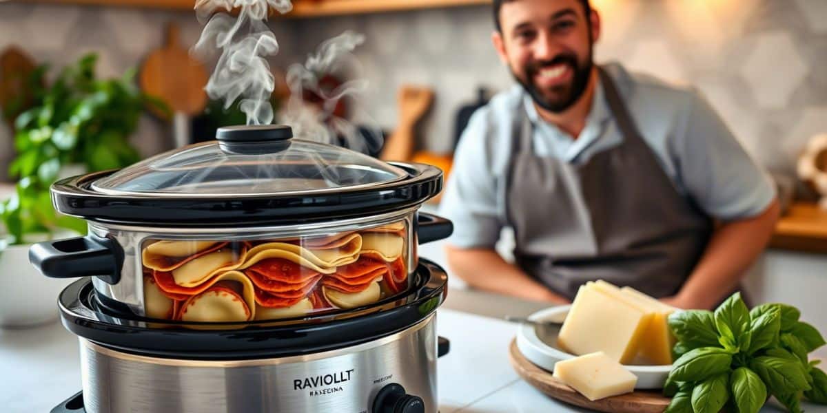 Crockpot Ravioli Lasagna The Slow-Cooked Revolution in Italian Comfort Food